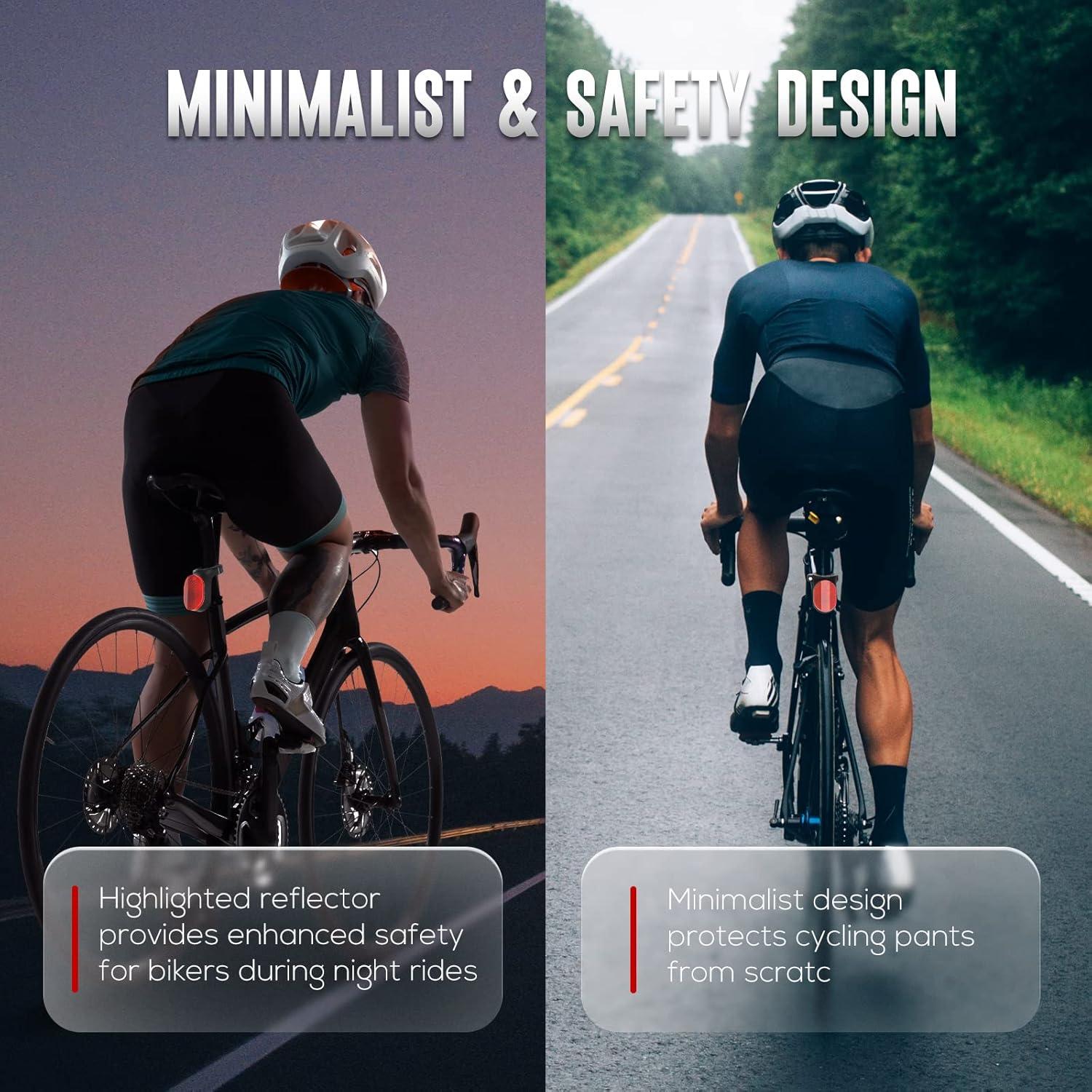 image:imageAirtag Bike Mount Hidden Bicycle Seatpost Mount Compatible with Apple Airtags amp Garmin Varia AntiTheft Air tag GPS Tracker Bike Reflector Holder for Mountain Bikes Electric Bicycle and ScooterBlack2pack