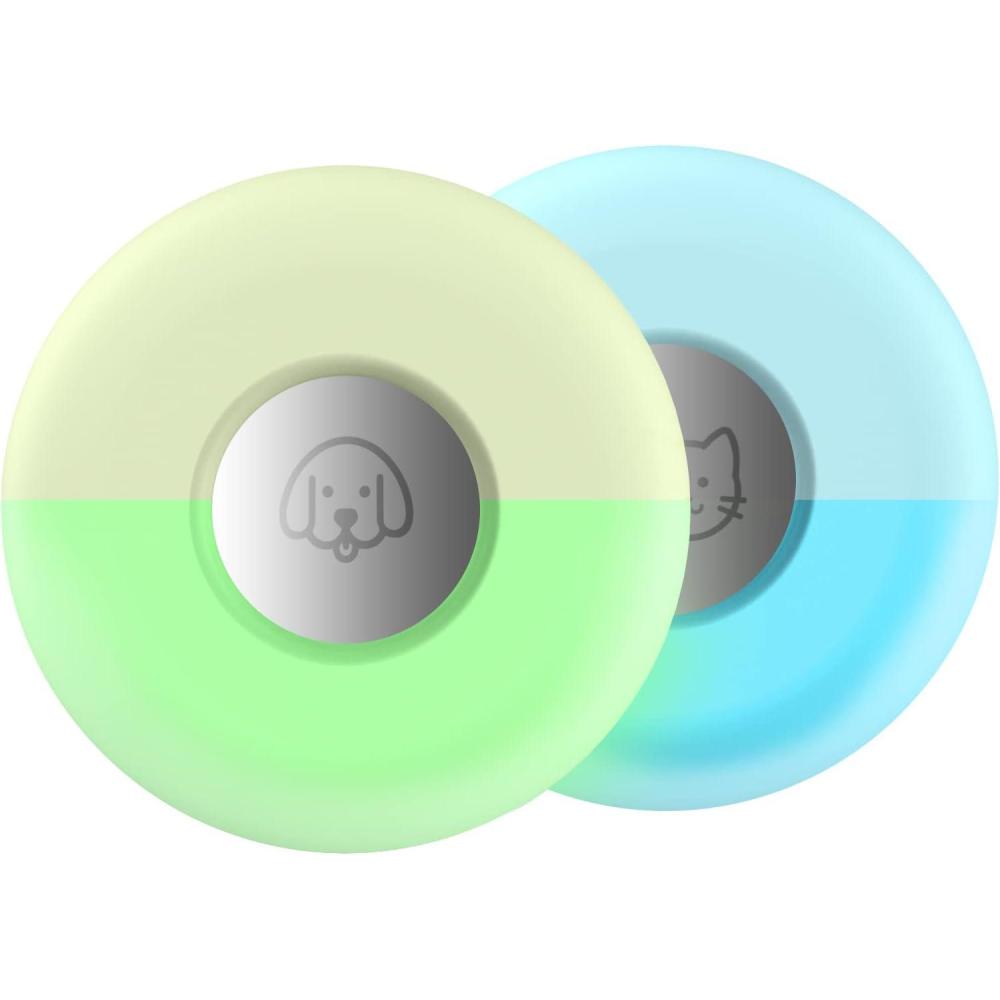image:imageDog Collar Holder for Air Tag Fluorescent GreenBlue