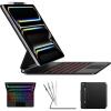 image:imagetypecase Edge Keyboard Case for iPad Pro 13inch M5 2025M4 2024Magic Keyboard for iPad Pro 13Backlit Wireless Keyboard Case with Pencil HolderMultiTouch Trackpad EasySet Magnetic Stand Black