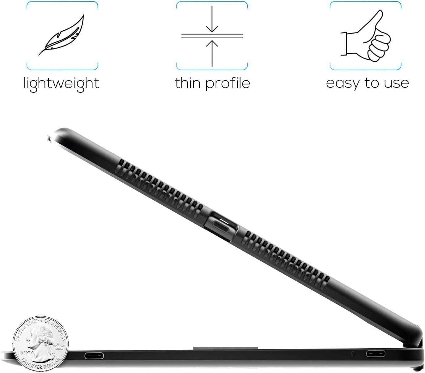 image:imagetypecase Touch Case with Keyboard for iPad 9th Generation 102 2021 MultiTouch Trackpad 10 Color Backlight 360 Thin amp Light  iPad 8th Gen 2020 7th Gen 2019 Air 3 Pro 105 SilverBlack